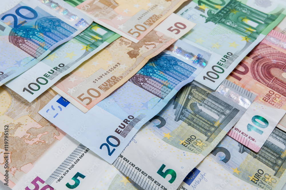 Euro money banknotes Euro money banknotes