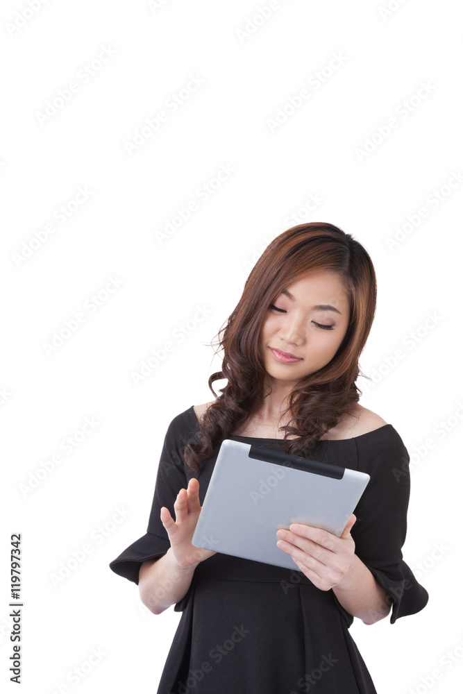 Businesswoman using digital tablet computer PC Businesswoman using digital tablet computer PC