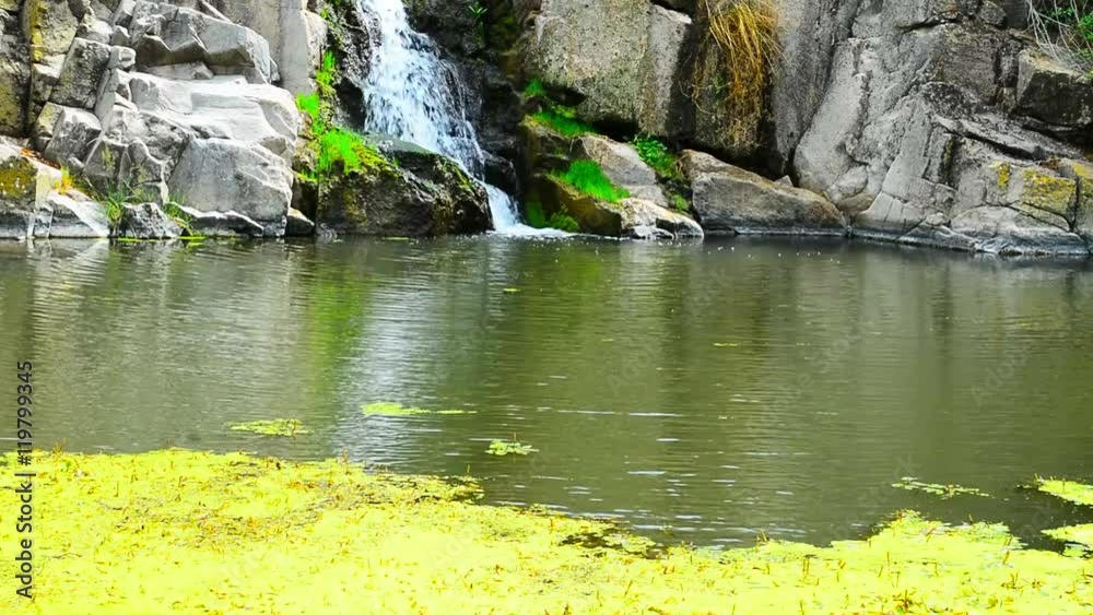 Triulintas water fall in Sardinia, Italy