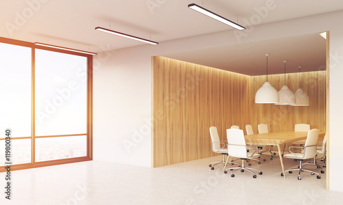 Conference rooms and panoramic window
