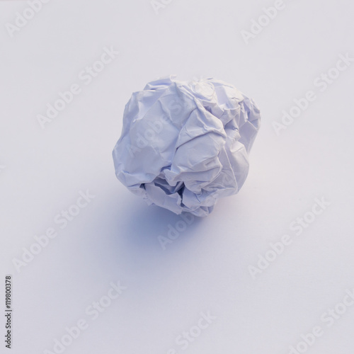 crumpled paper ball © Achira22