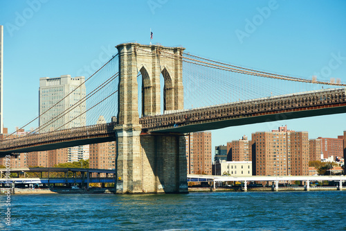Lower Manhattan skyline view from Brooklyn