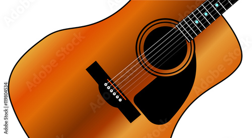 Maple Western Guitar