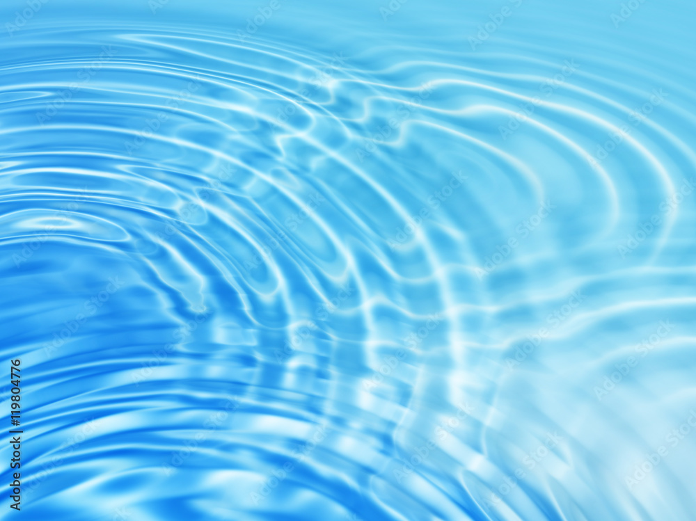 Abstract blue background with ripples