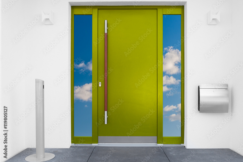 grüne Haustür grüne Haustür