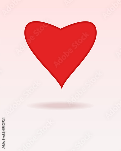 heart and love illustration, vector