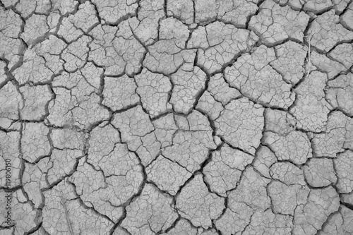 Crack soil on dry season, Global worming effect.