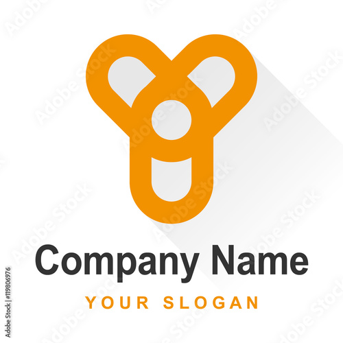 logo lettre Y, modèle vecteur modifiable design couleur, illustration vectoriel