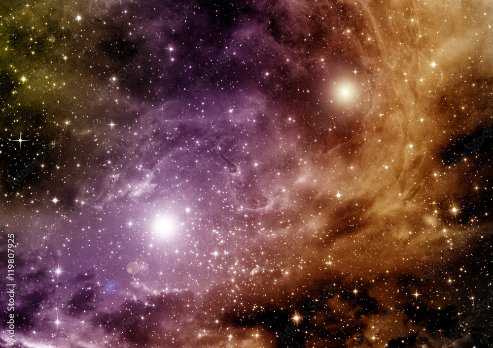 Fototapeta premium galaxy in a free space