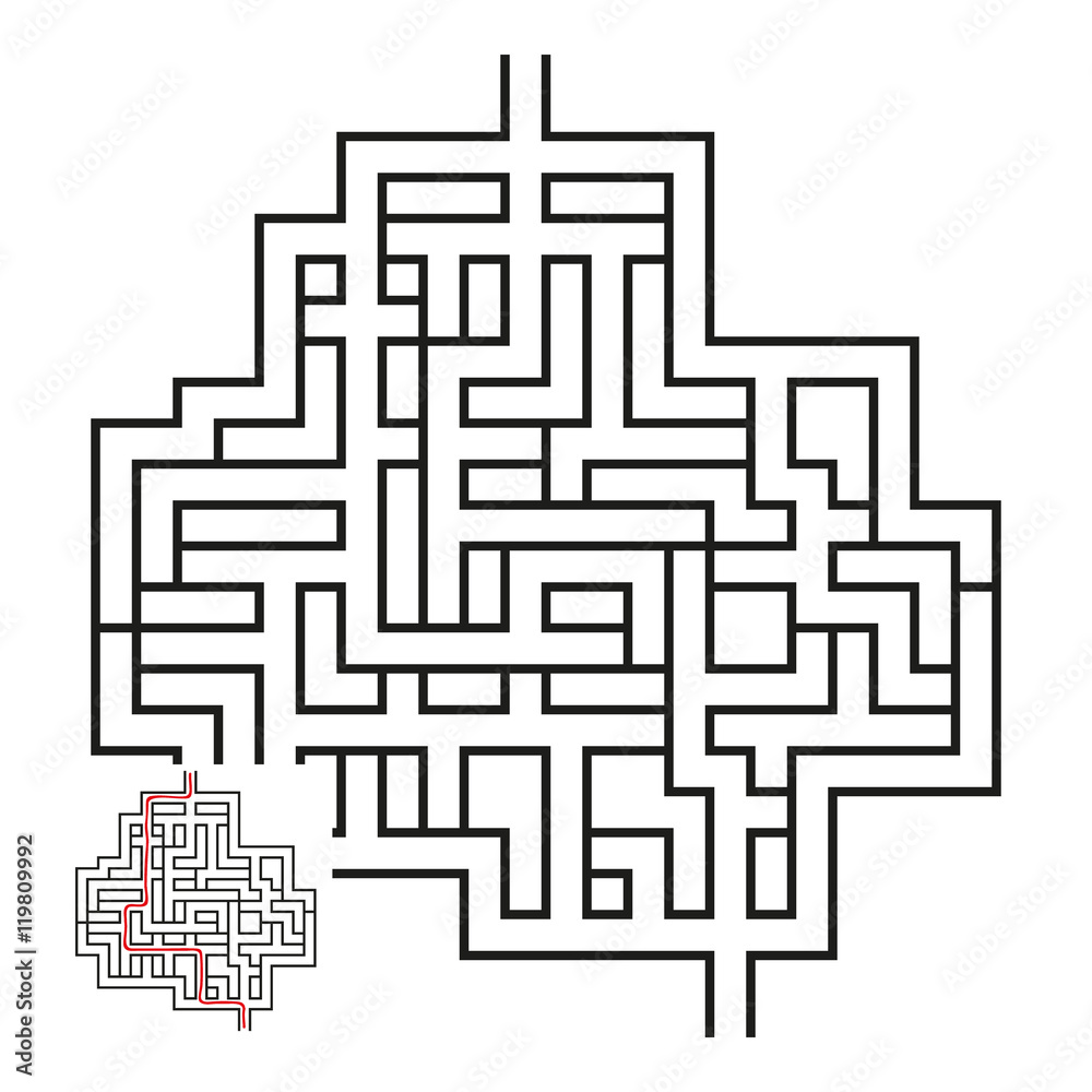 Vector Maze with Answer 15