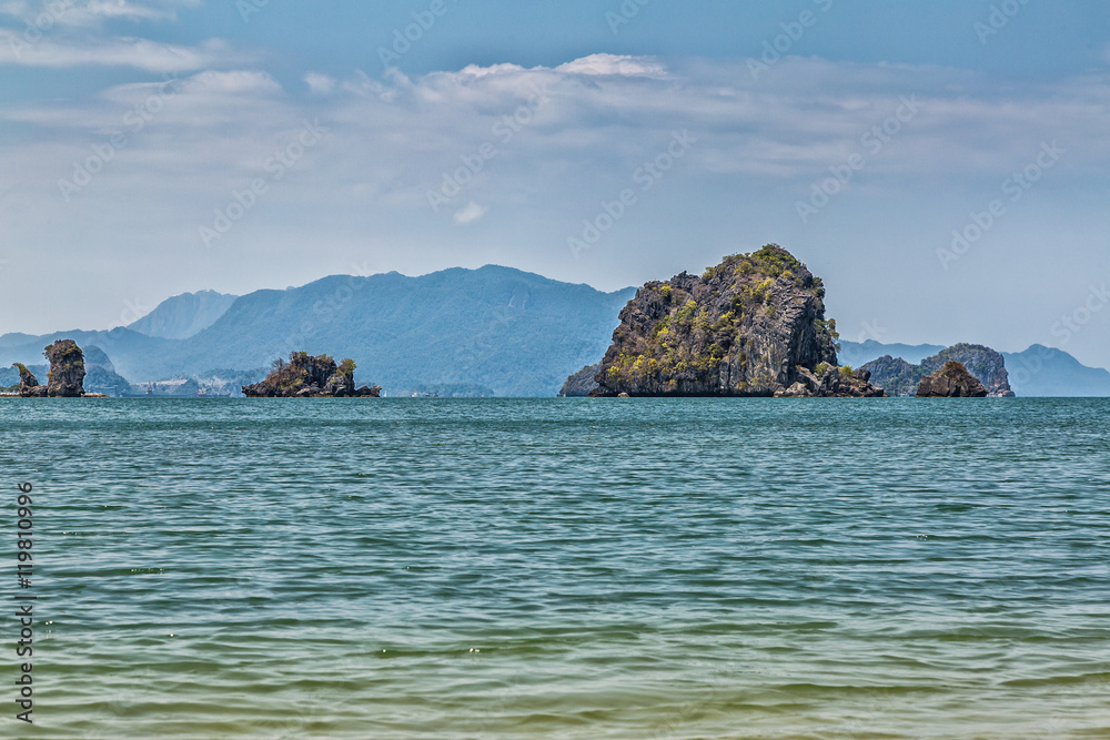 Small islands around the Langkawi island Small islands around the Langkawi island