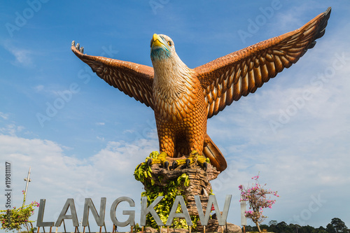 The eagle as the symbol of Langkawi at Eagle Square