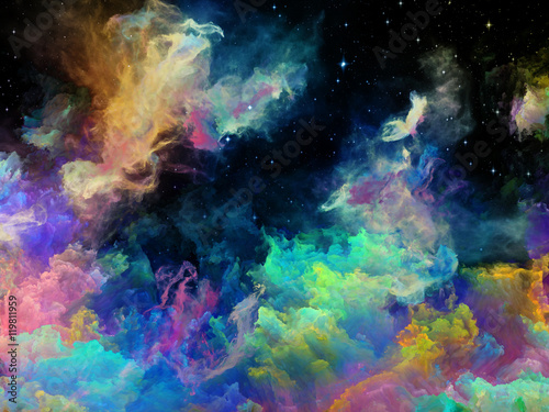 Visualization of Space Nebula © agsandrew