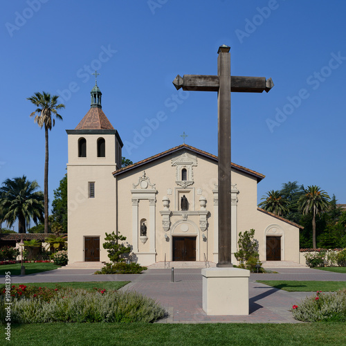 Obraz na płótnie Mission Santa Clara in Santa Clara, California