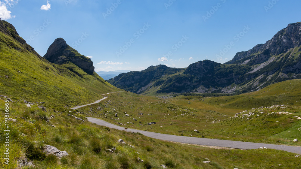 Mountain landscape in National Park Durmitor, Montenegro