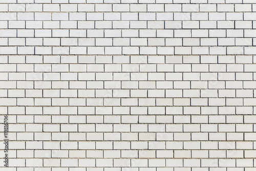 Old white bricks wall background