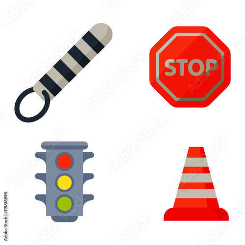 Auto transport motorist icons