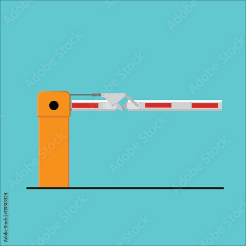 Barrier gate.