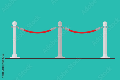 stand barriers.
