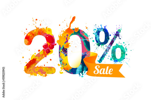 twenty (20) percents sale