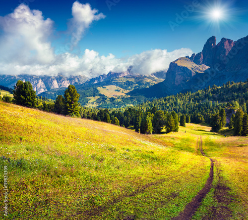 Country road in Dolomite Alps. © Andrew Mayovskyy