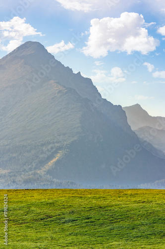 high peak of the Tatra mountain