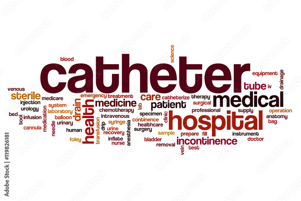 Catheter word cloud