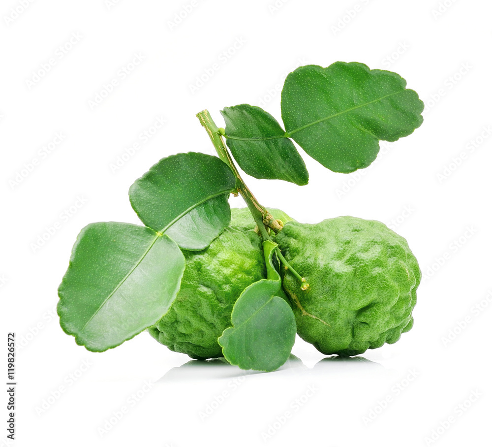 Bergamot on white background. Bergamot on white background.