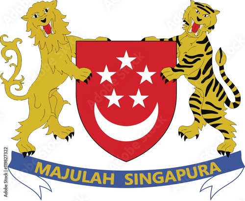 Singapore Coat of arm 