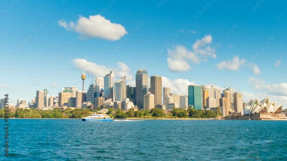 Hyperlapse video of Sydney CBD in daytime Hyperlapse video of Sydney CBD in daytime