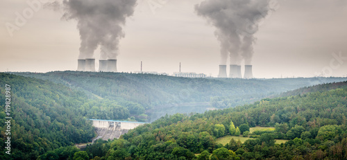 nuclear power plant Dukovany-Czech Republic photo