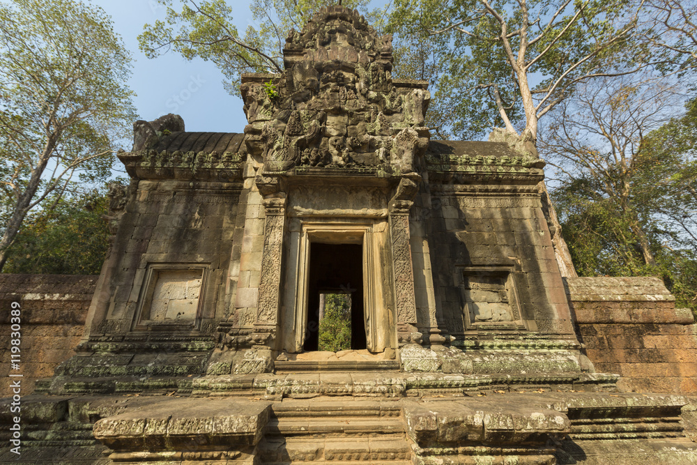 Restored Chau Say Tevoda temple near Angkor Wat, Cambodia
