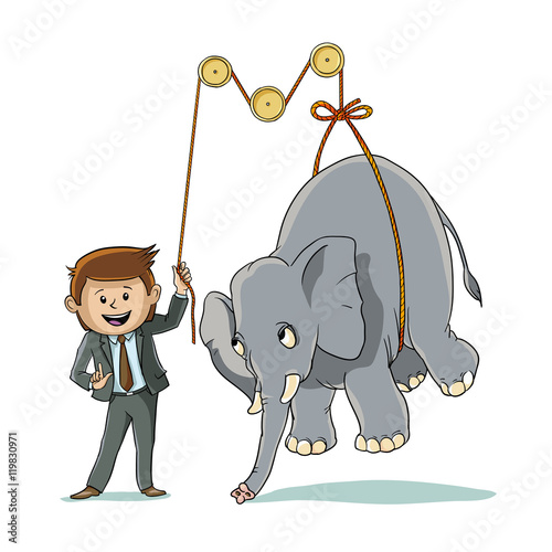 How to lift an elephant