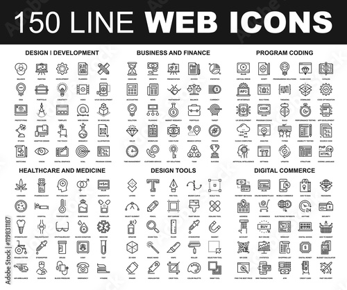 Line Web Icons