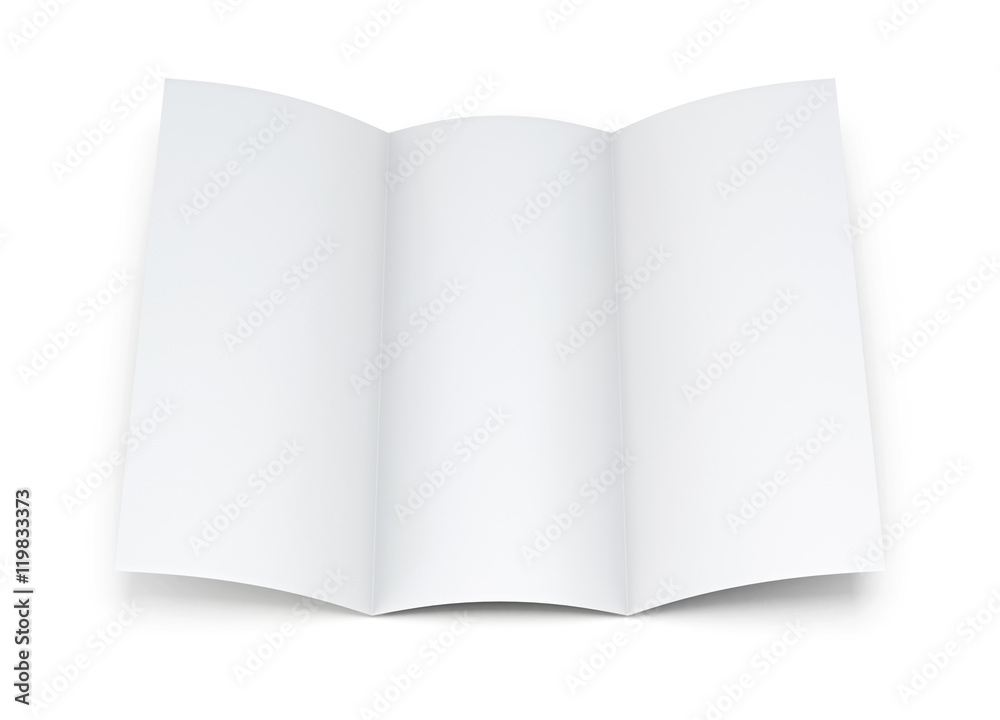 Naklejka premium Template opened booklet for your design.