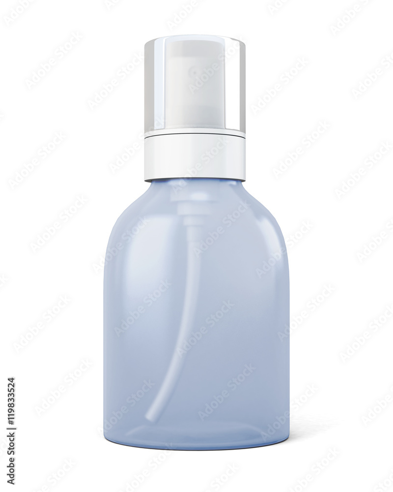 Transparent bottle with sprayer Transparent bottle with sprayer