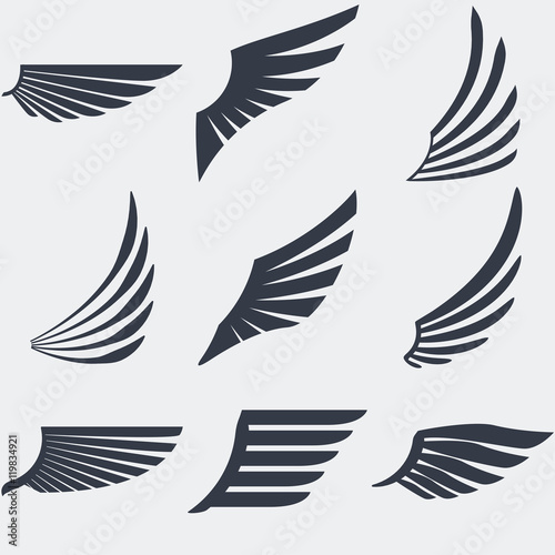 Vintage emblem set