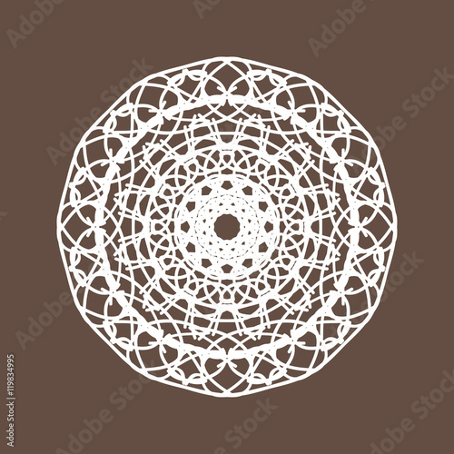 Round Lace Collection Vecto...