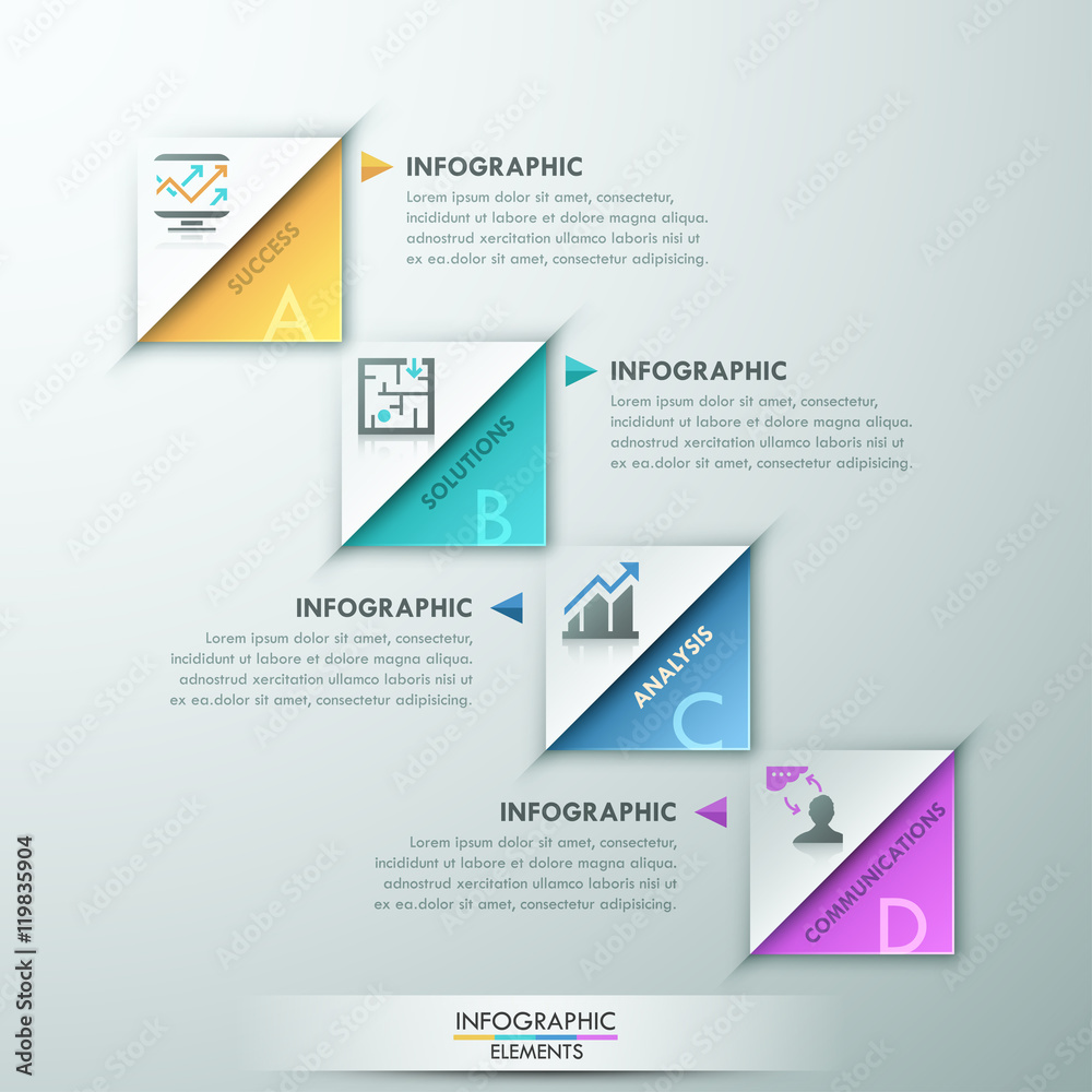 Modern infographic option banner Modern infographic option banner