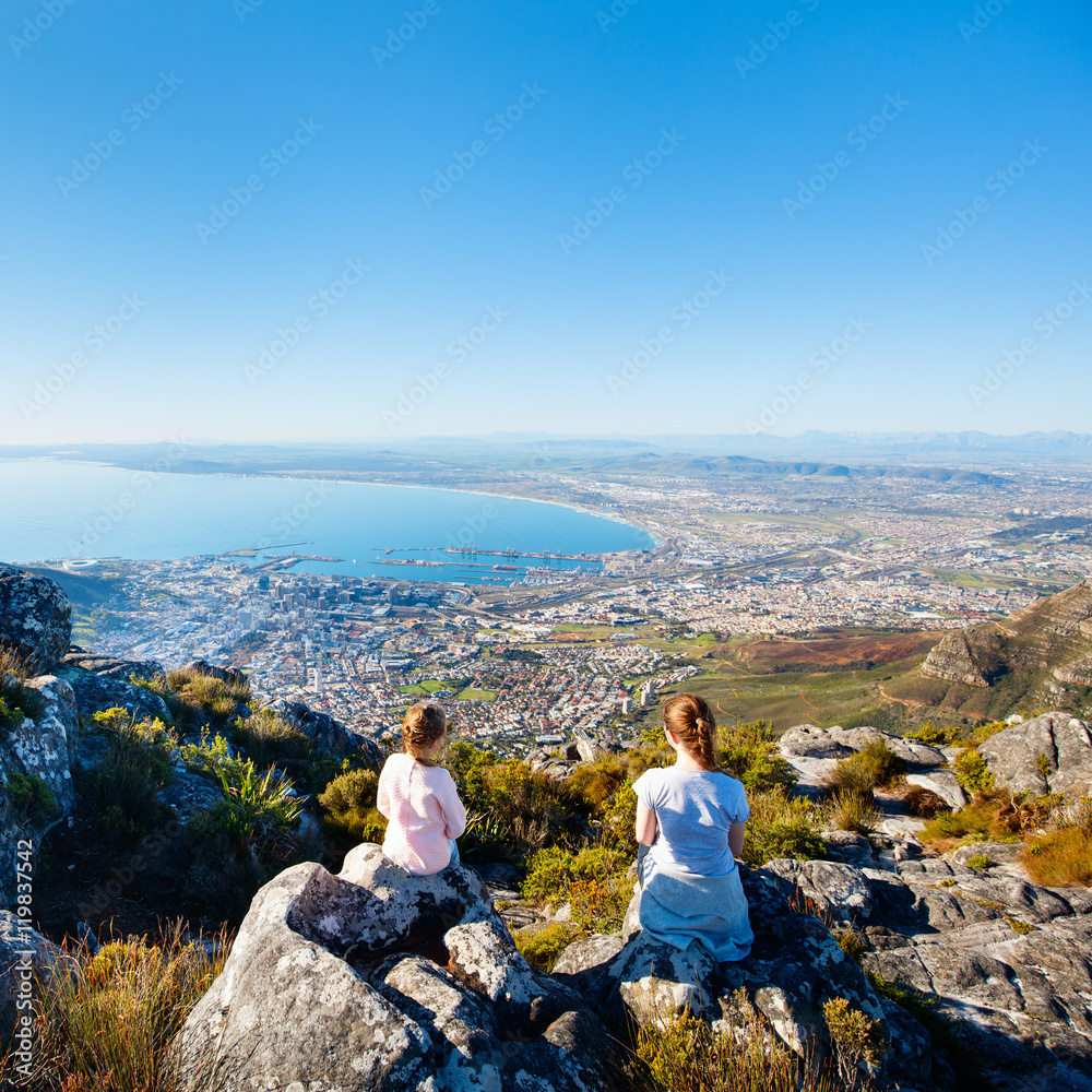 Fototapeta premium Kapsztad z góry
