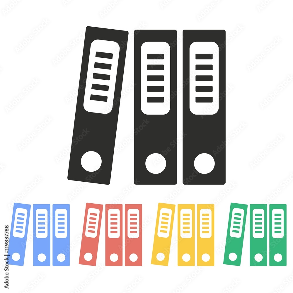 Binder - vector icon. Binder - vector icon.