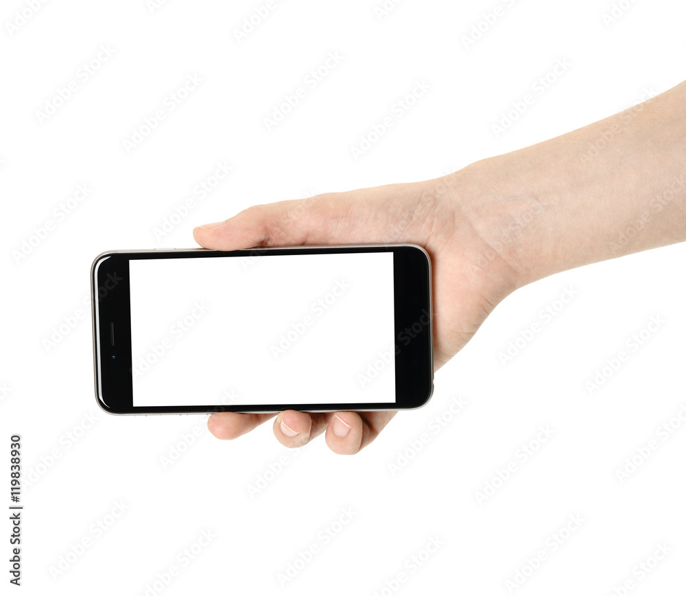 Smartphone in hand Smartphone in hand