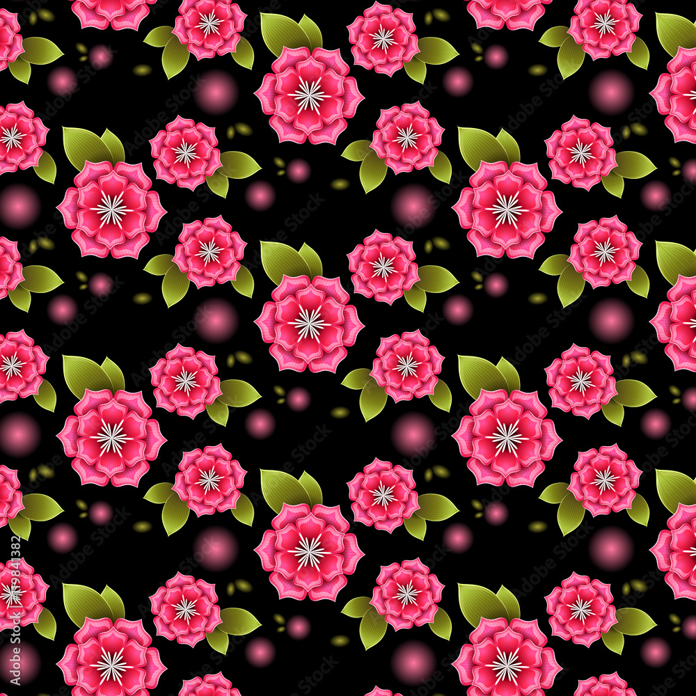 Elegant background filled with flowers of sakura Elegant background filled with flowers of sakura