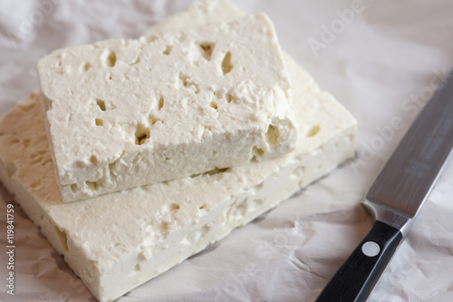 Traditional Greek feta cheese