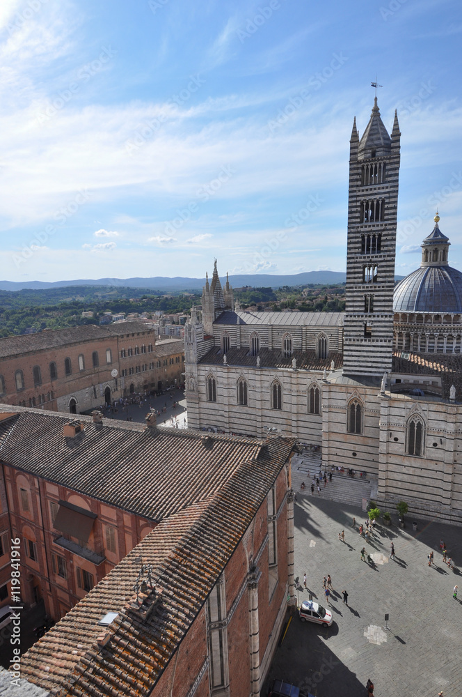 Cathedral church in Siena