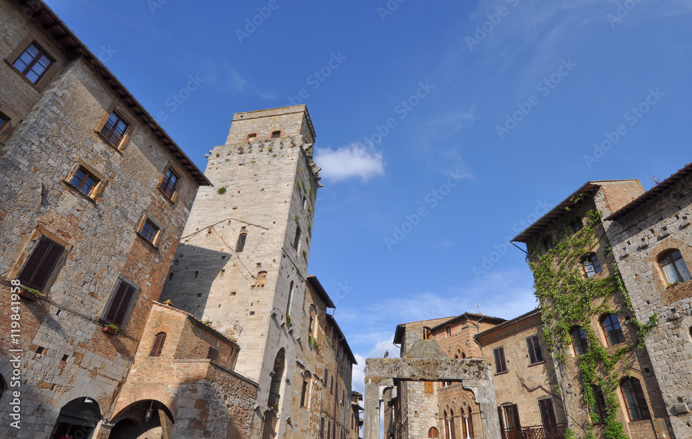 Φωτογραφία View of the city of San Gimignano