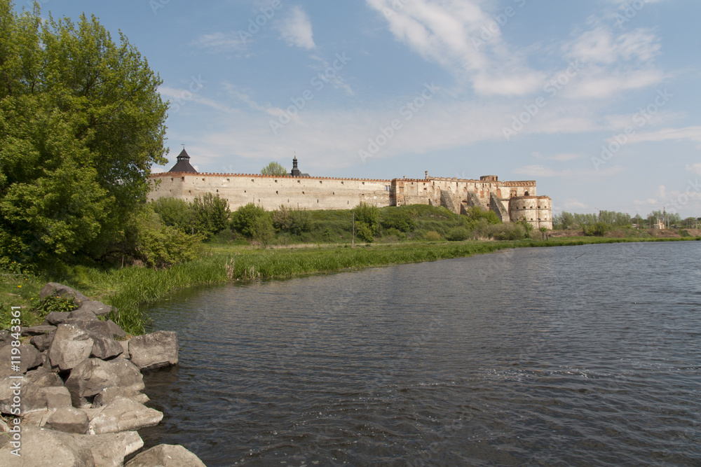 Obraz premium Mediaval fortress in Medzhibozh ukrainian place of glory photo