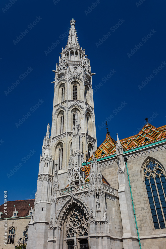 Matthias Church (Church of Our Lady of Buda). Budapest, Hungary.