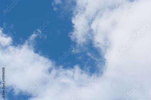 blue sky with cloud