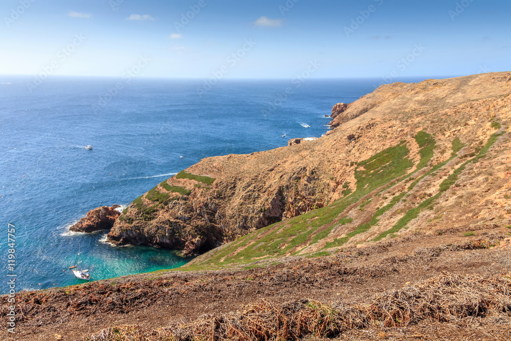 Vista da ilha das Berlengas em Peniche Portugal Vista da ilha das Berlengas em Peniche Portugal